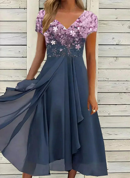 Women's Elegant Dress Glamorous Versatile