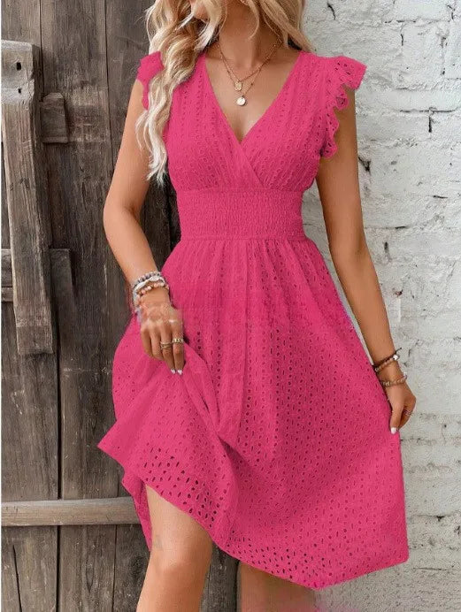 Women's Floral V-Neck Sundress