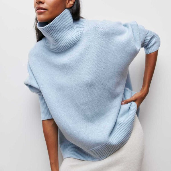 Women's Golf Neck Sweater - VibreMode