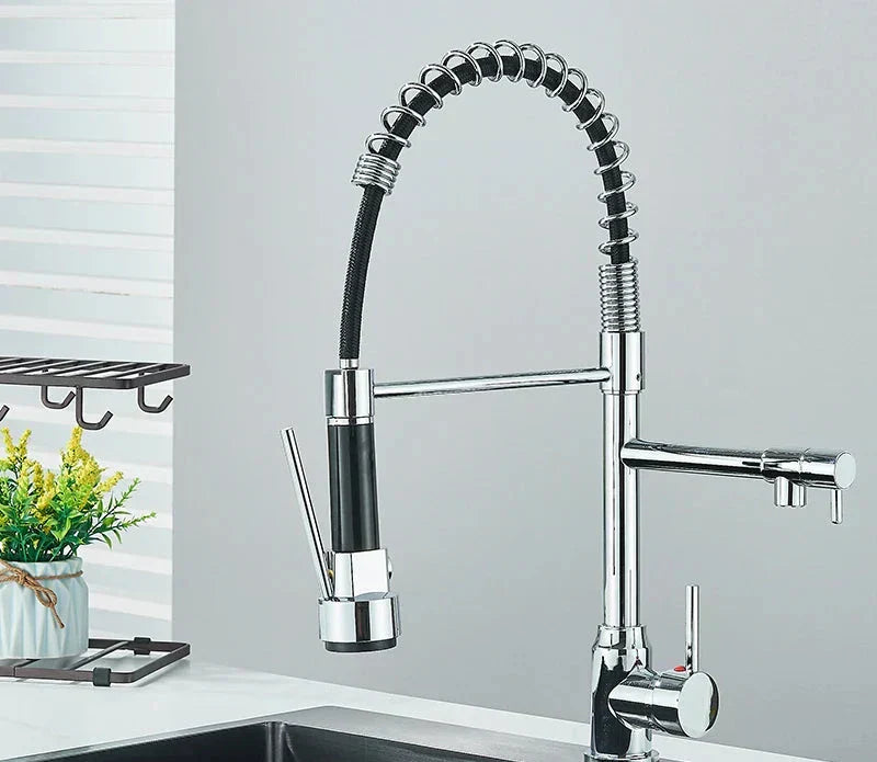 Single Handle 360 Degree Swivel Kitchen Faucet