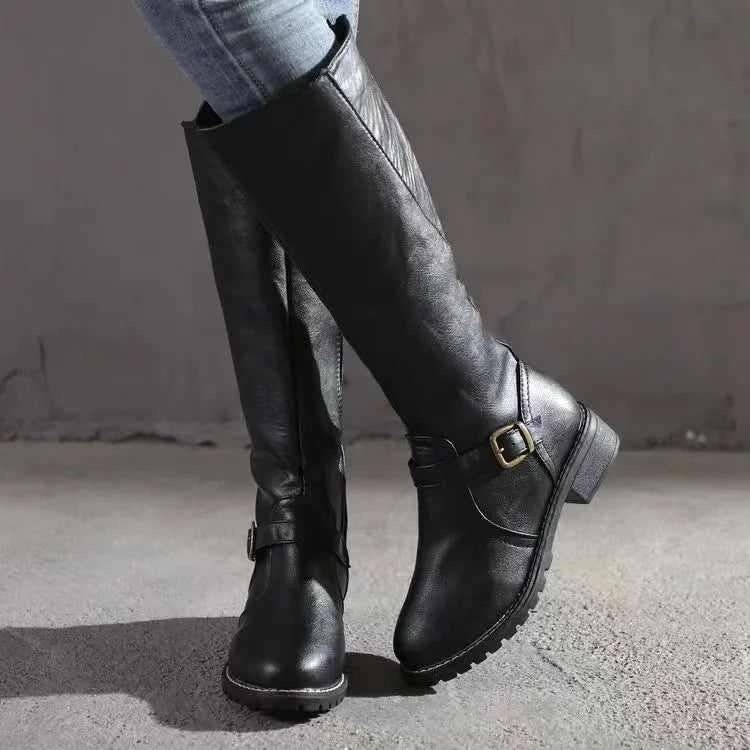 Warm Women's Tall Winter Boots - VibreMode