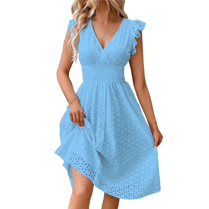 Women's Floral V-Neck Sundress