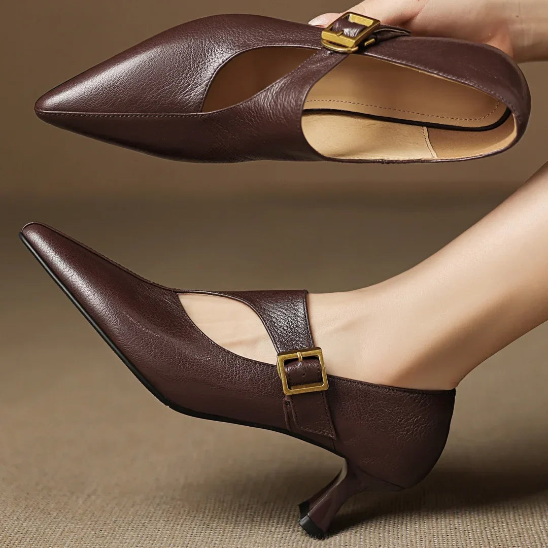 Women's Leather Dress Pumps
