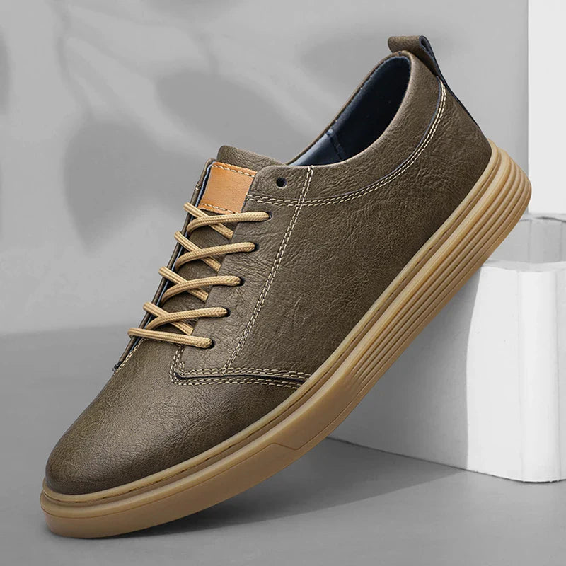 Authentic Leather Running Shoes - VibreMode