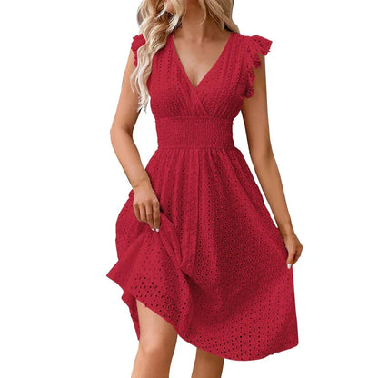 Women's Floral V-Neck Sundress