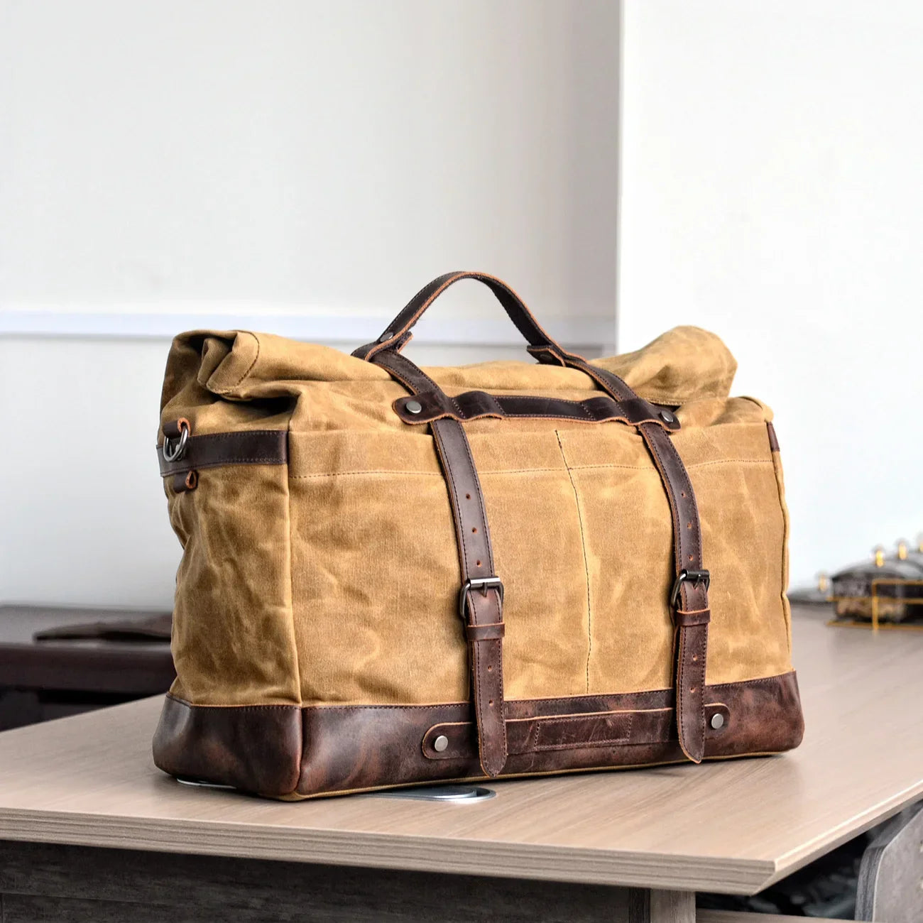 Vintage Leather Look Tote Bag - VibreMode
