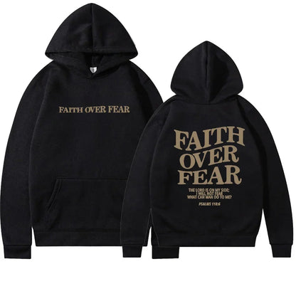 Women's Oversized Hoodie Bible Verse Print Sweatshirt