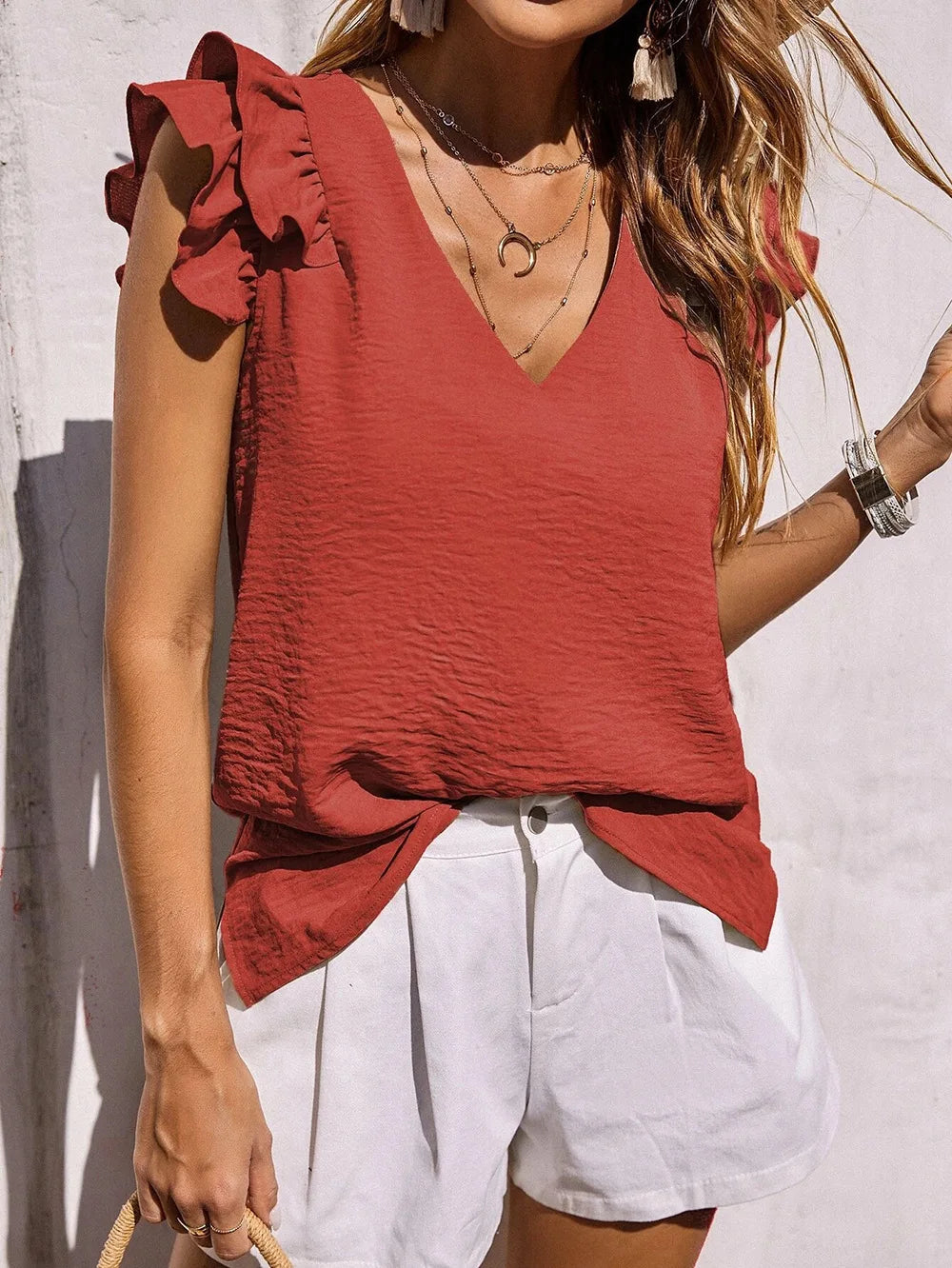 Fun Floral Short Sleeve Women's Top