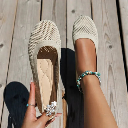 Women's Slip On Flats Comfortable Summer Shoes - VibreMode
