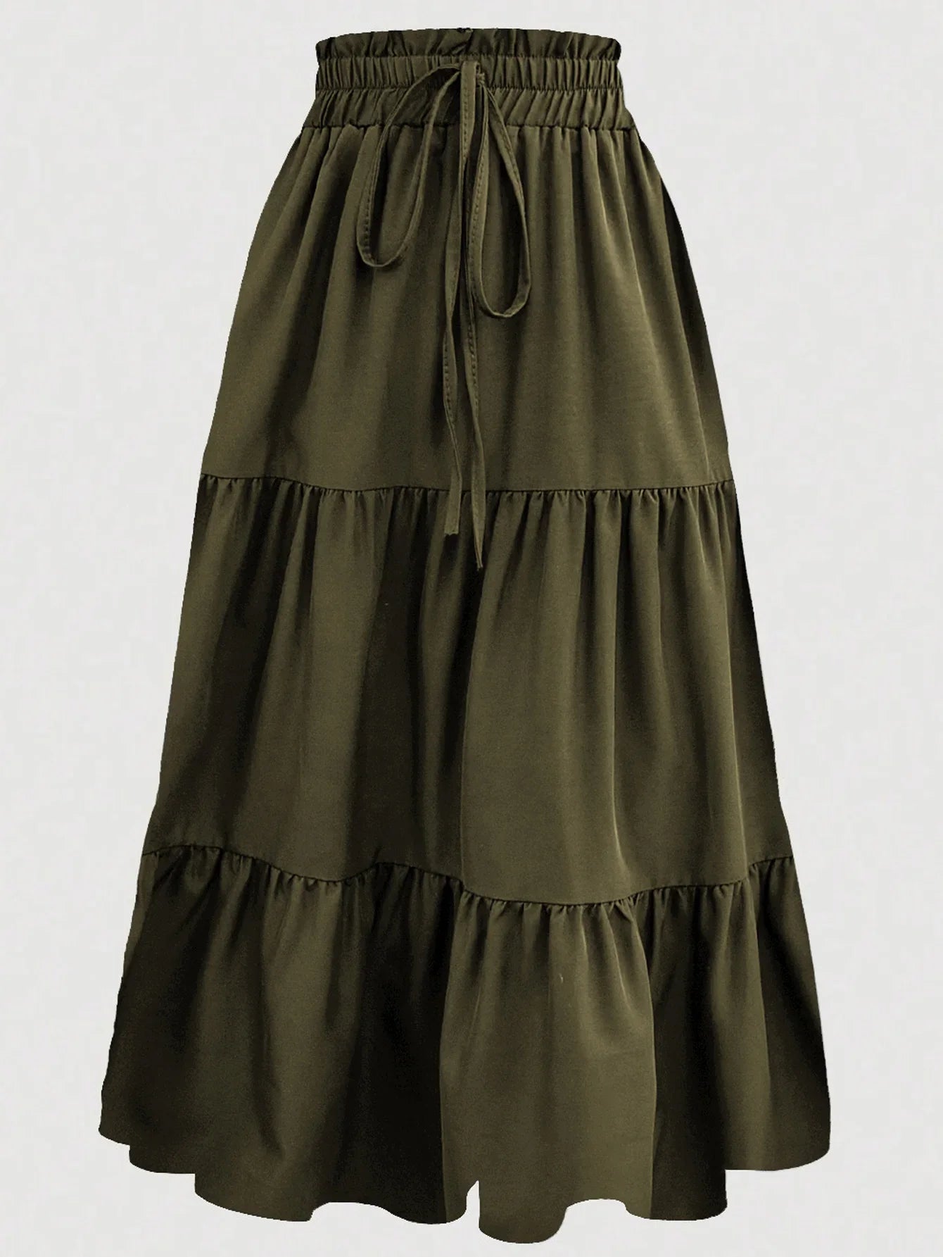 Women's Flowy A-Line Ruffle Skirt