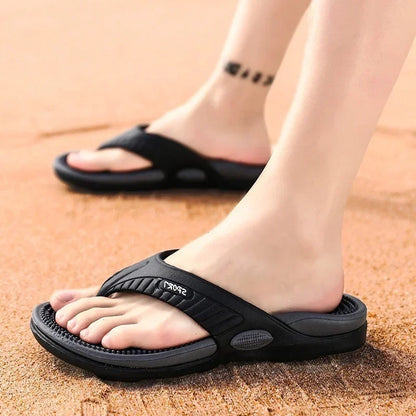 Men's Orthopedic Sandals Arch Support Brown
