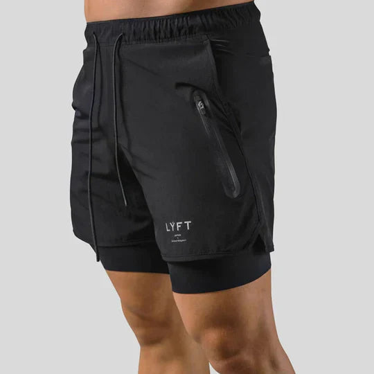 Men's 2-In-1 Sports Pants Versatile Performance