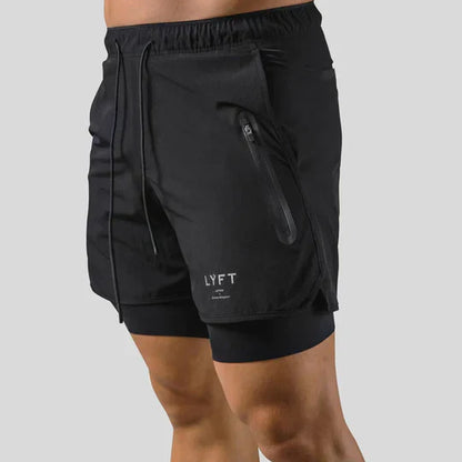 Men's 2-In-1 Sports Pants Versatile Performance