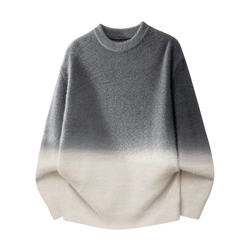 Colorful Ombre Knit Sweater