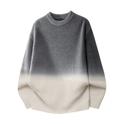 Colorful Ombre Knit Sweater