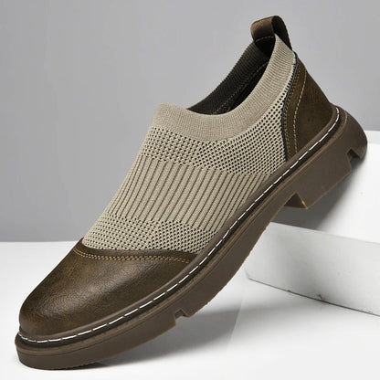 Premium Breathable Leather Sneakers