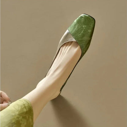Comfortable Low Heel Sling Pump