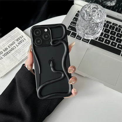 Edgy Black iPhone Cover