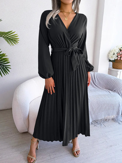 Women's Deep V Neck Long Dress