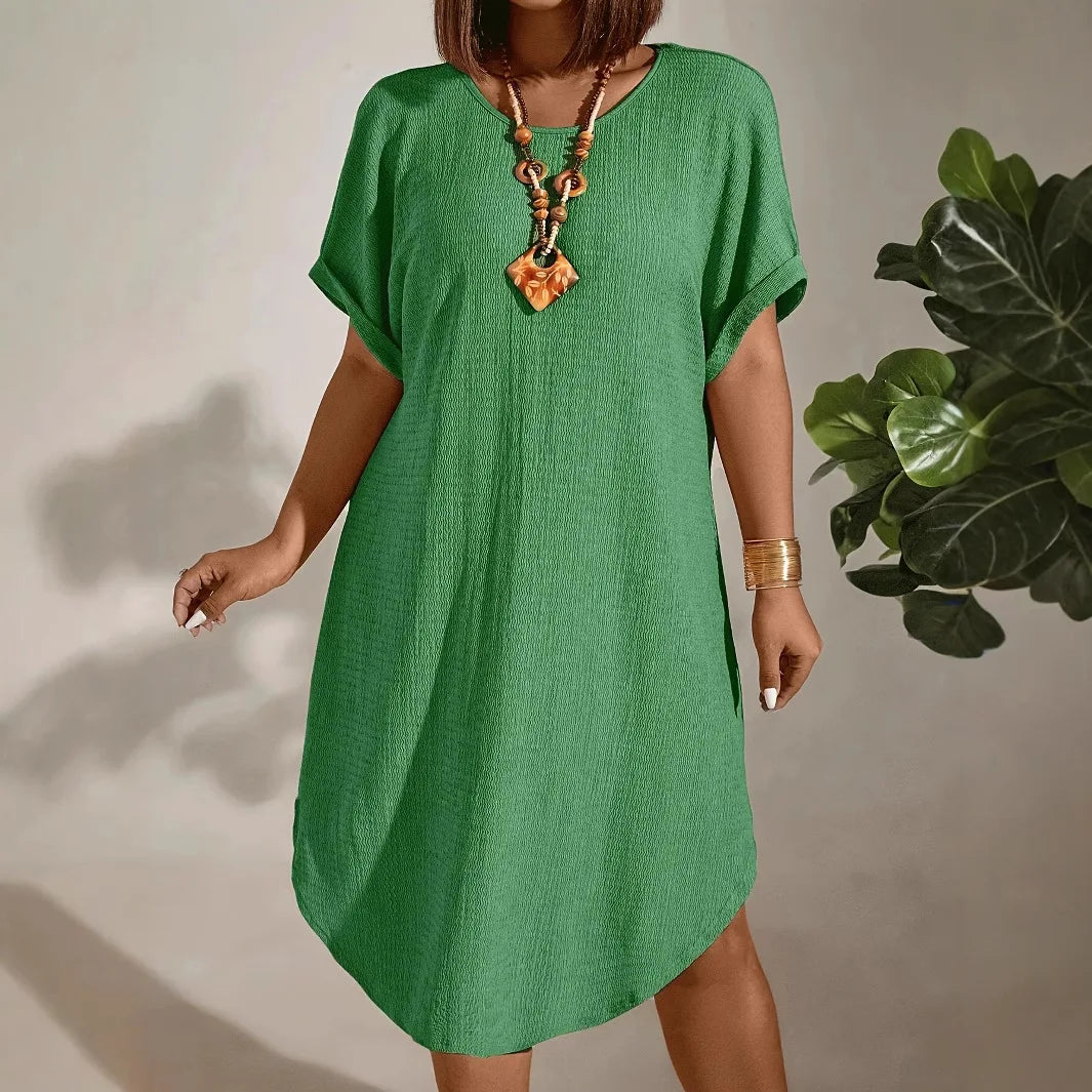 Casual Loose Fit Women's Day Dress