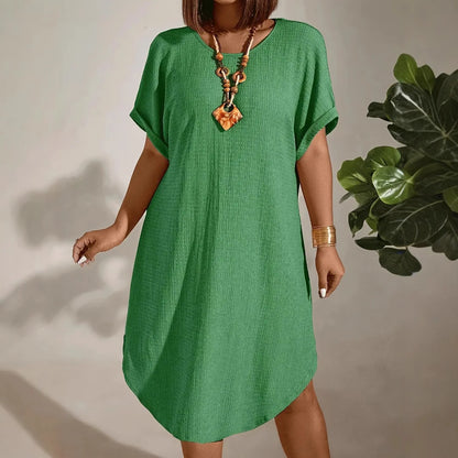 Casual Loose Fit Women's Day Dress
