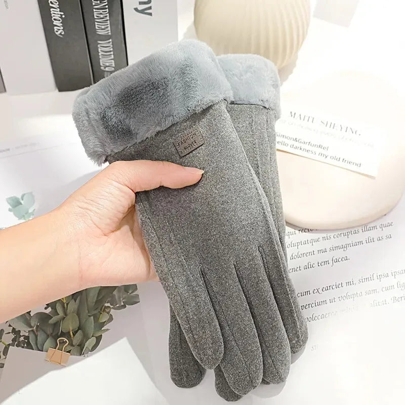Lunavia Women's Faux Suede Gloves