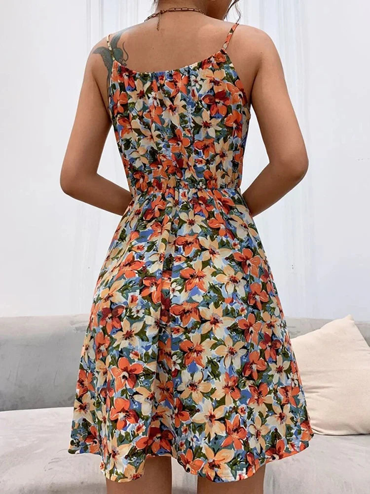 Women's Summer Dress Thin Strap