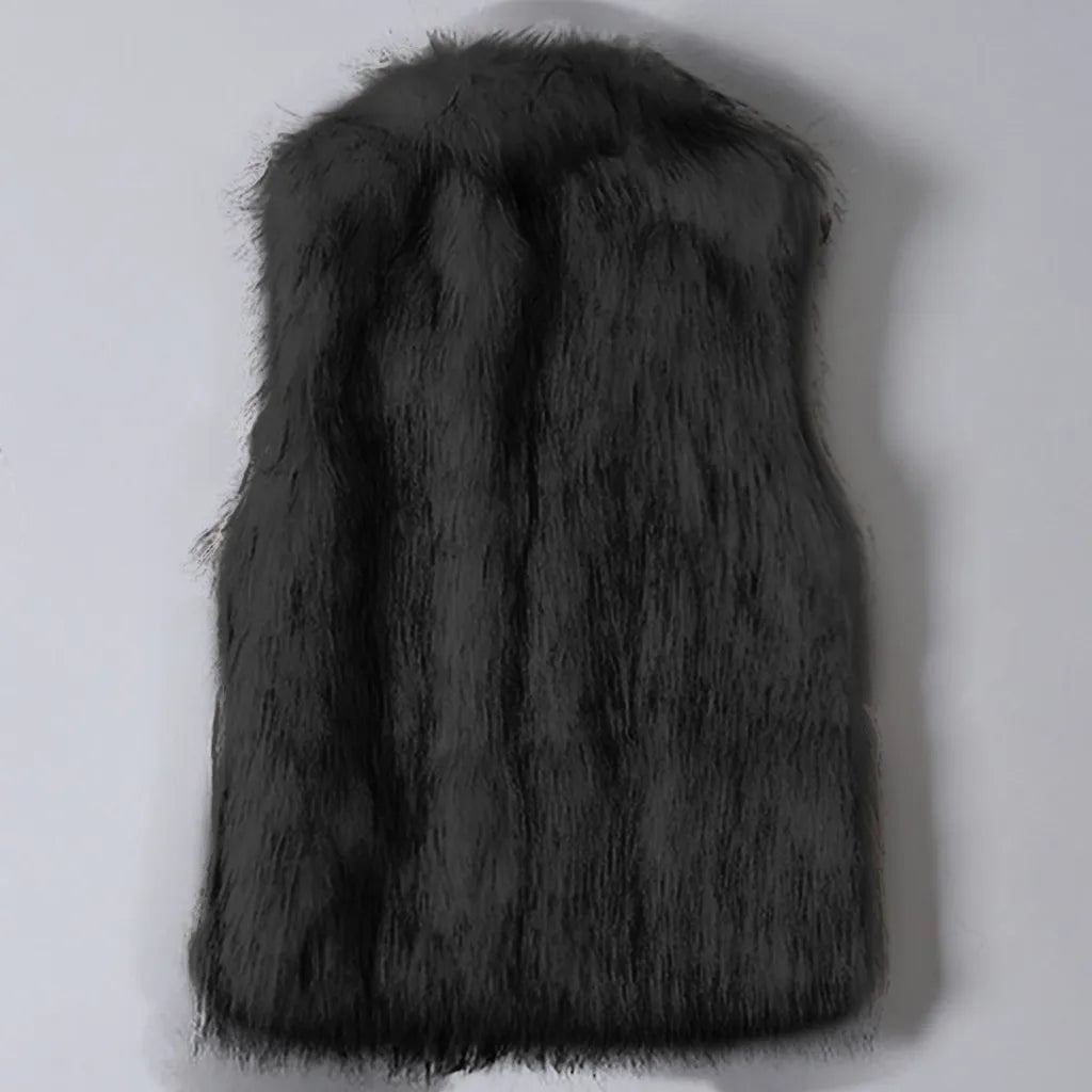 Women's Faux Fur Vest