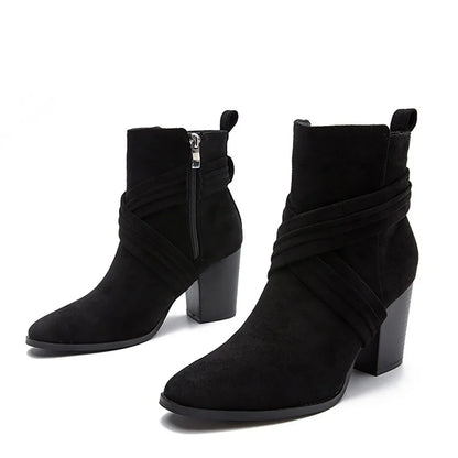 Low Heel Ankle Booties