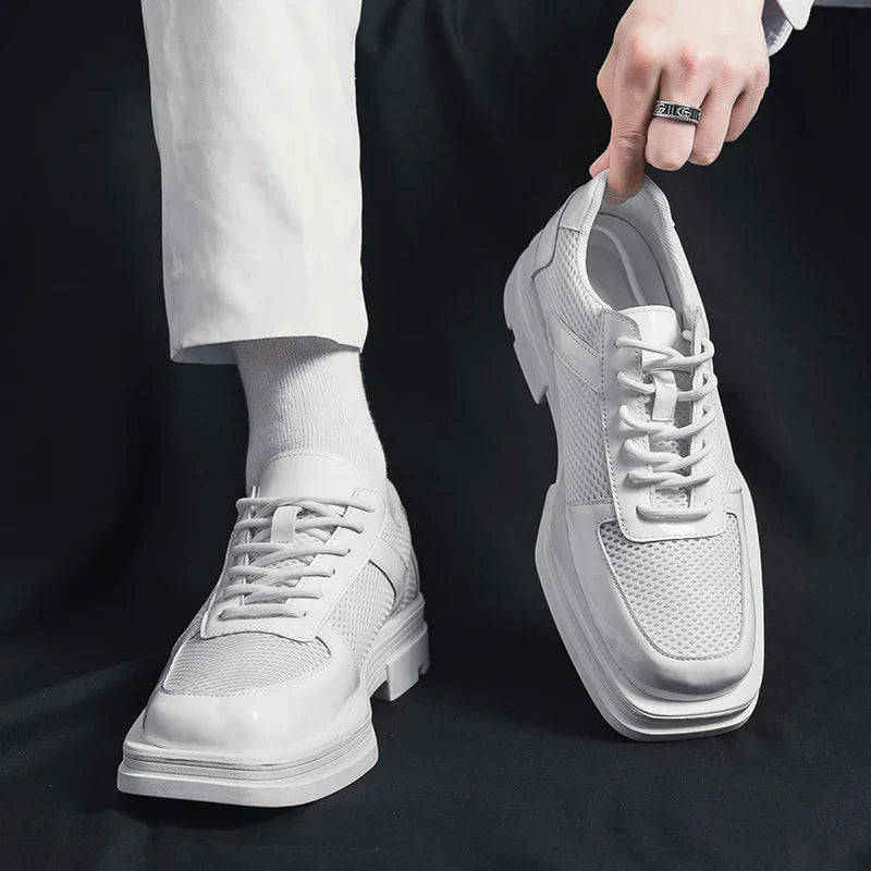 Men's Leather Derby Shoes - VibreMode