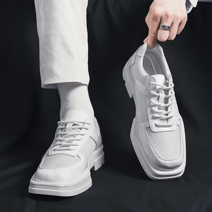 Men's Leather Derby Shoes - VibreMode