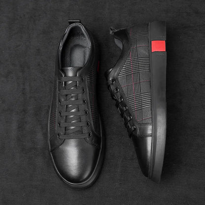 Men's Italian Leather Sneakers Classic Comfortable