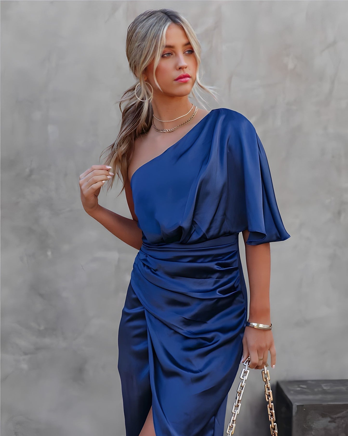 Valentina Women's Silk Evening Gown - VibreMode