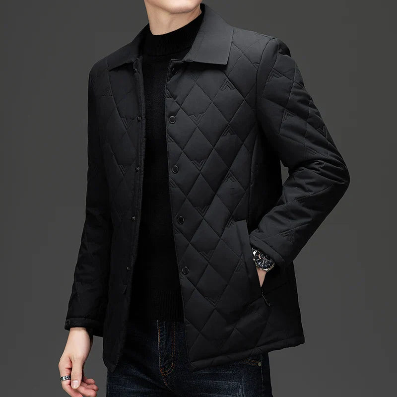 Tomston Mens Diamond Quilted Jacket