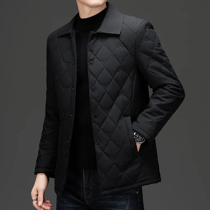 Tomston Mens Diamond Quilted Jacket