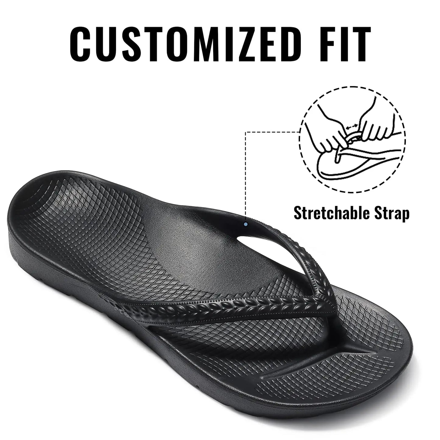 Orthopedic Slide Sandals Arch Support For Men Women - VibreMode