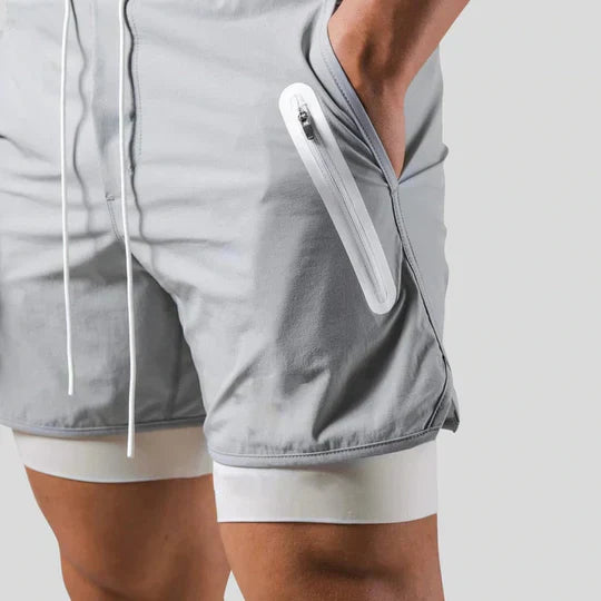 Men's 2-In-1 Sports Pants Versatile Performance - VibreMode