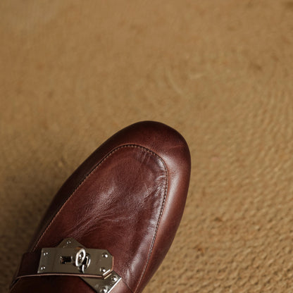 Authentic Luxe Leather Mule Shoes