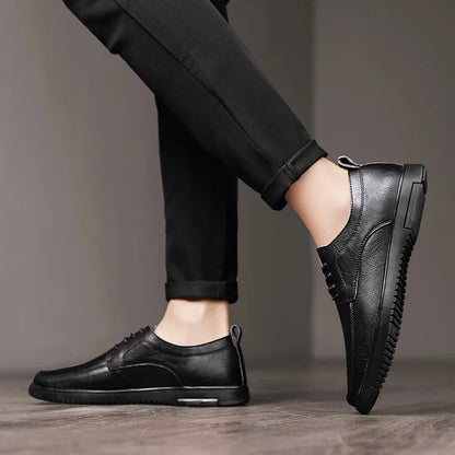Brown Real Leather Shoes