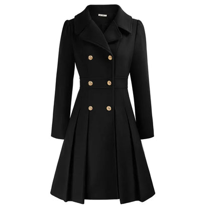 Women's Wool A-Line Peacoat