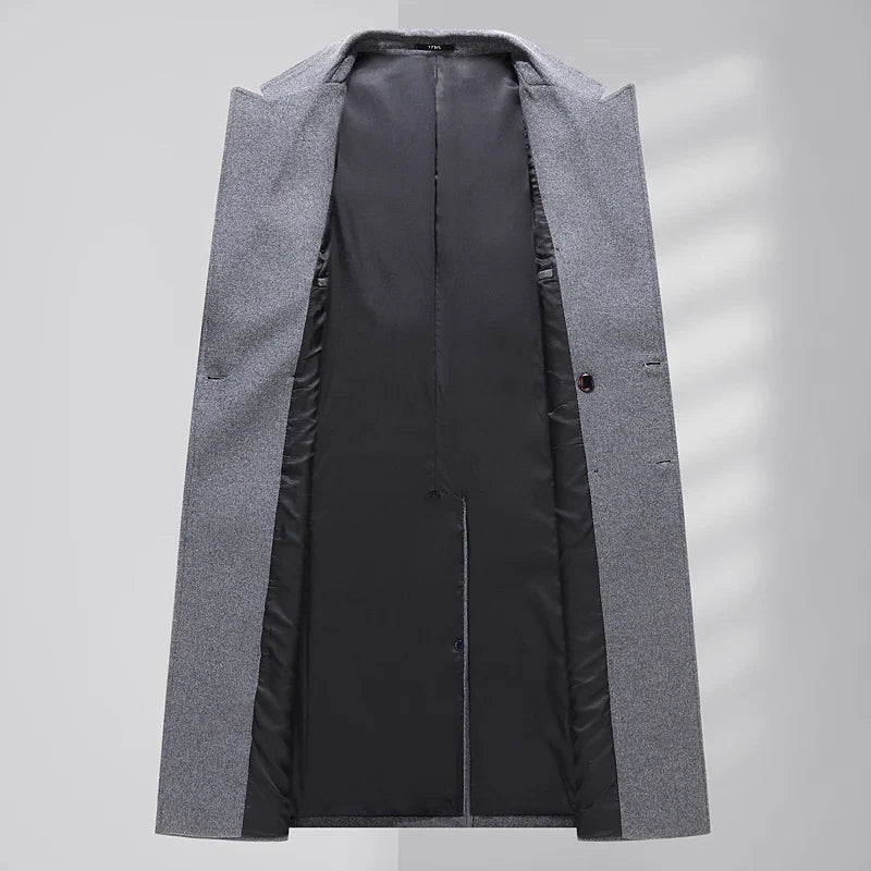Luxurious Wool Long Coat