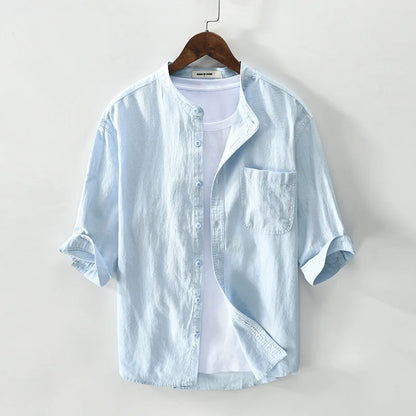 Men's Cotton Half Sleeve Shirt - VibreMode