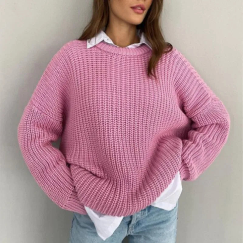 Women's Textured Sweater - VibreMode