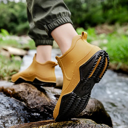 Waterproof Women's Outdoor Slip On Ankle Boots