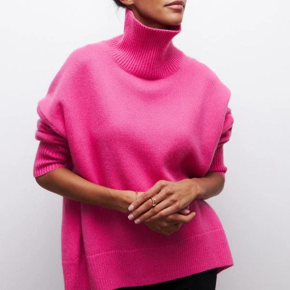 Women's Roll Neck Sweater Winter