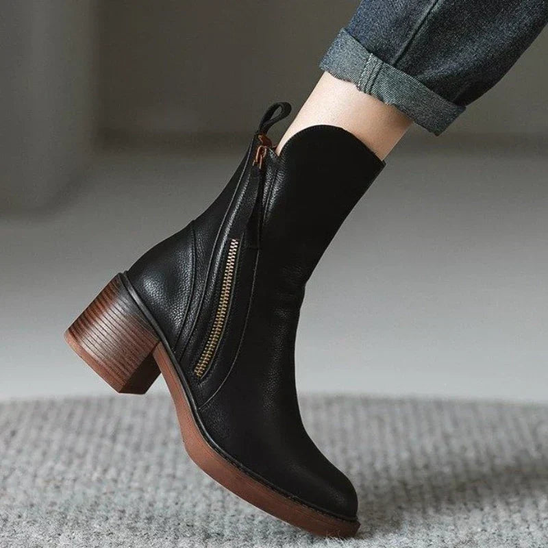 Women's Heeled Boots Structured Style
