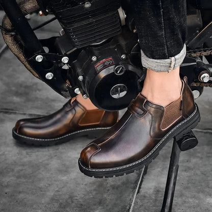 Authentic Leather Mocassin Shoes