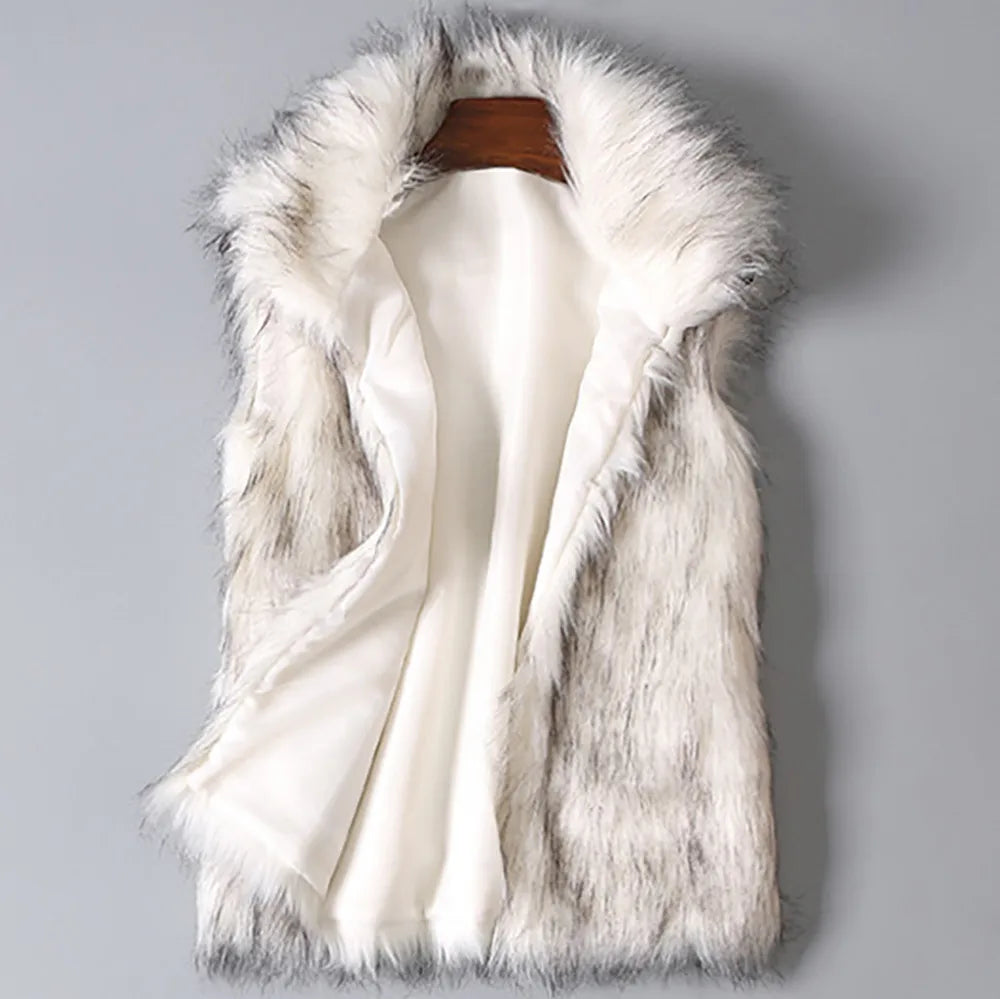 Women's Faux Fur Vest - VibreMode