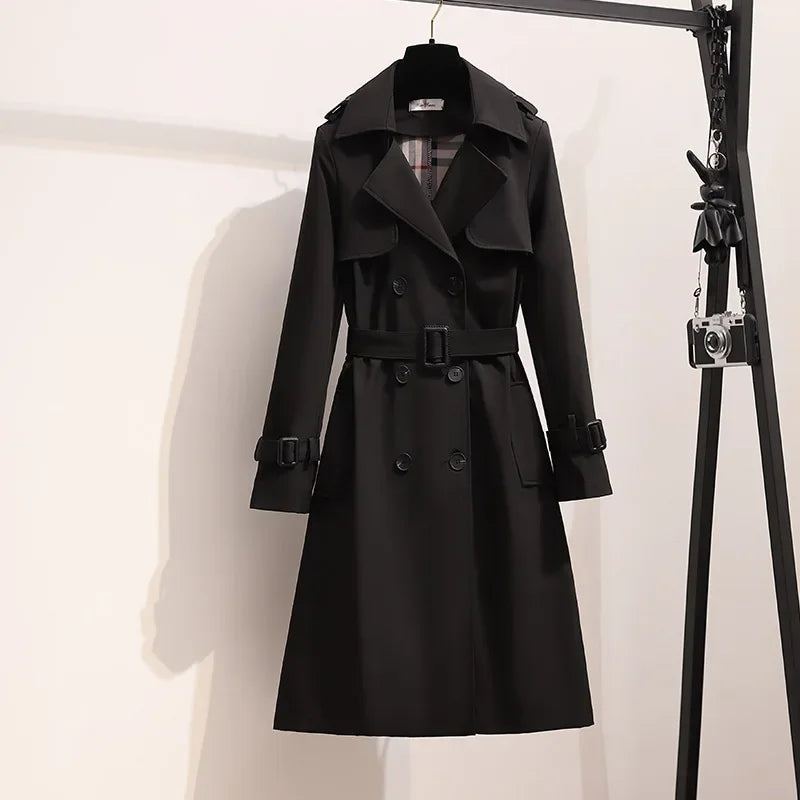 Averine Women's Belted Trench Coat