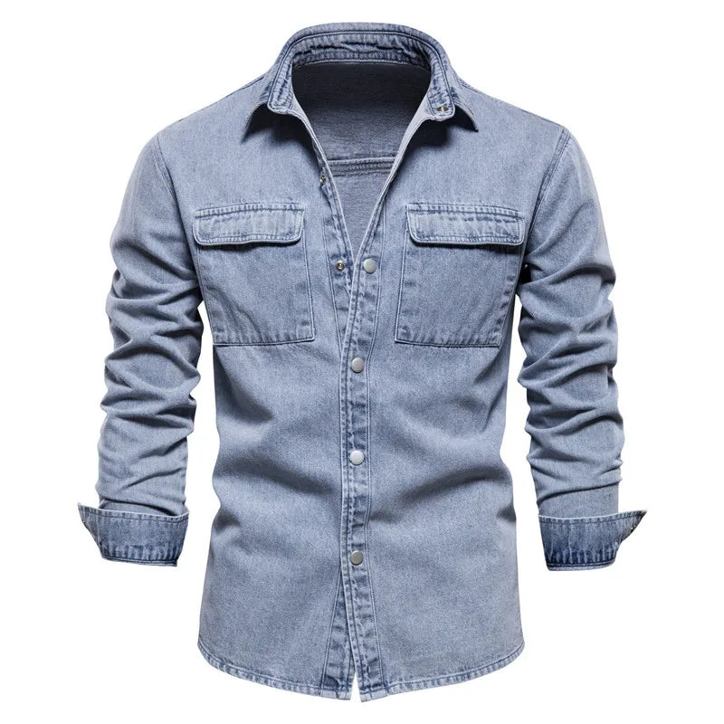 Casual Blue Jeans Shirt